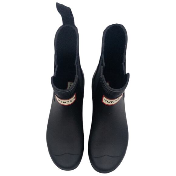 New Hunter Original Waterproof Chelsea Rain Boots Black Women's 6 - Picture 5 of 7